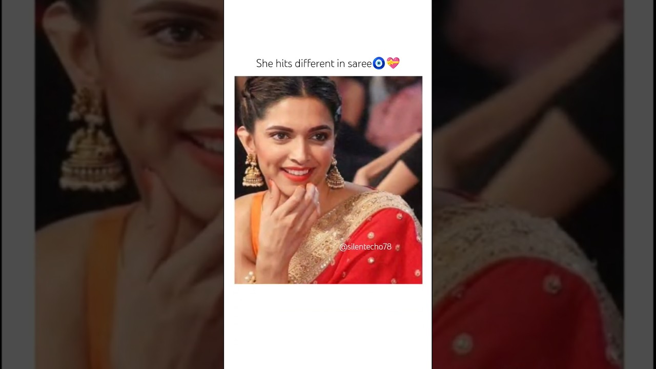 deepika in saree 🌝🩷 
