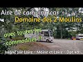 Ref:t-DGPkYj2wY L'aire de camping car "domaine des 2 moulins" � juign� sur loire, en maine et loire