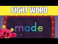 Made  lets learn the sight word made with hubble the alien  nimalz kidz songs and fun