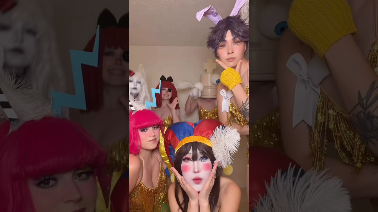 TADC GROUP COS!! 💛 #theamazingdigitalcircus #tadc #cosplay #digitalcircus #fendi#glitchproductions