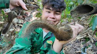 Lên Rừng Gặp Bé Sóc Bị Kẹt Trong Ống Tre | Dân Tộc Tây Bắc Tv