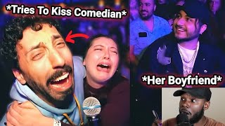She Tried To Kiss The Comedian... Right In Front Of Her Date