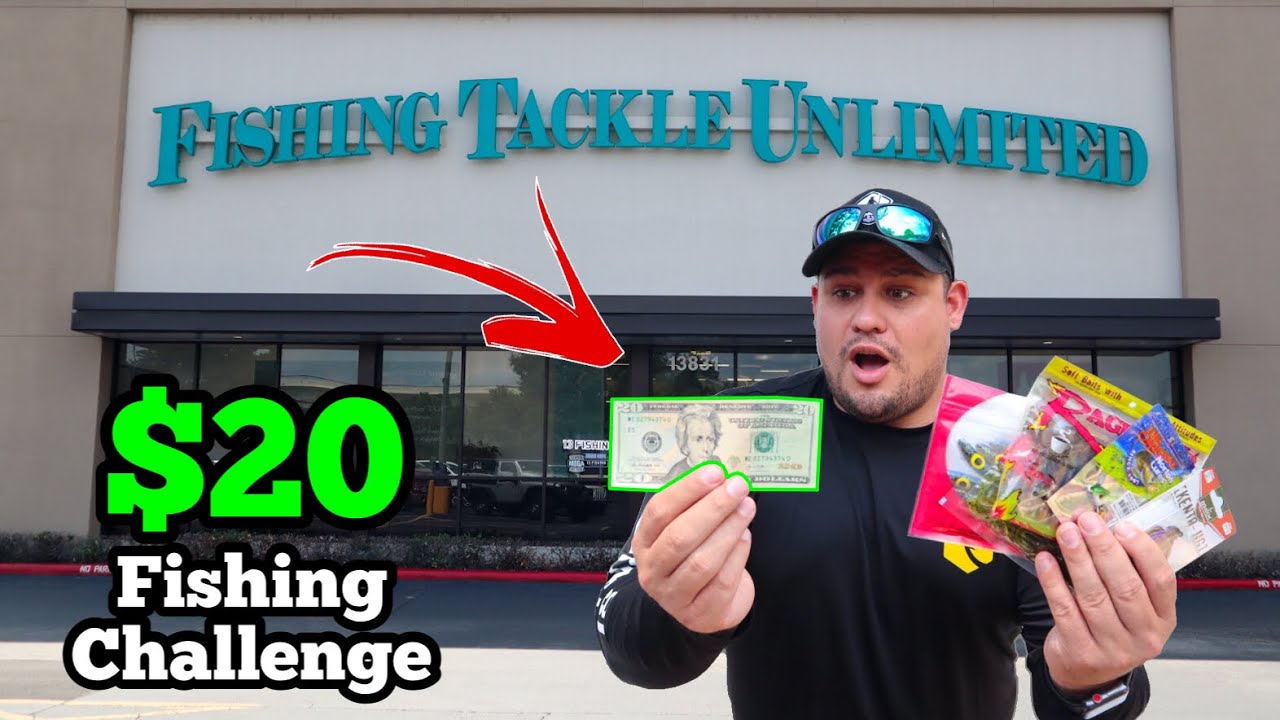 $20 Fishing Tackle Unlimited BUDGET FISHING Challenge (TOUGH) 