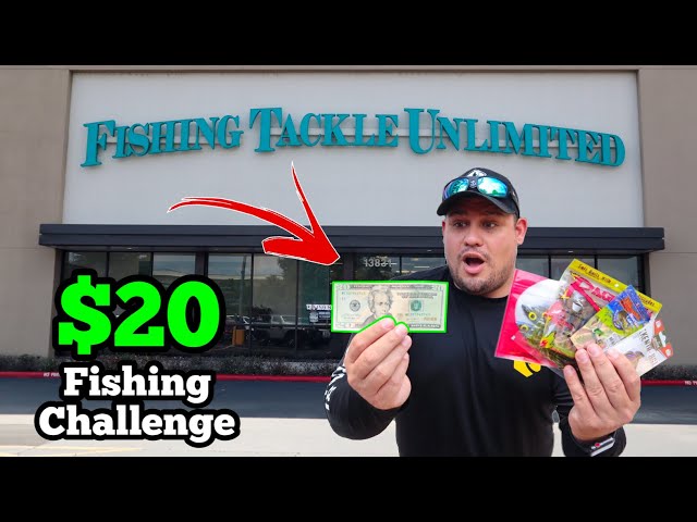 $20 Fishing Tackle Unlimited BUDGET FISHING Challenge (TOUGH