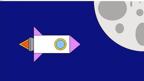 MEMBUAT ANIMASI ROCKET DENGAN PROCESSING