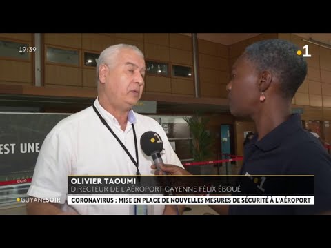 Coronavirus: mise en place de nouvelles mesures de sécurité à l'aéroport Coronavirus: mise en place de nouvelles mesures de sécurité à l'aéroport