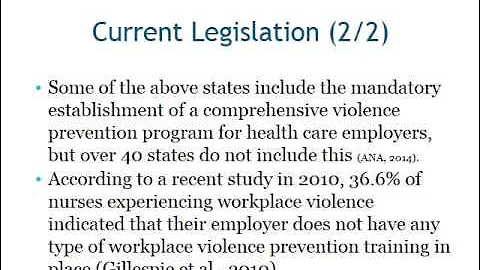Nursing Violence: Protecting Nurses from Workplace Assault through Legislative Action.