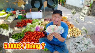 Minh Râu công khai thu nhập từ việc bán rau - Trăm củ một tháng ?? Ai cũng bất ngờ ...!