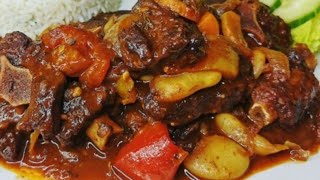 JAMAICAN OXTAIL RECIPE | Easy Step by Step Recipe | Street Food