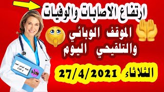الصحة تعلنالموقف الوبائي اليوم في العراق/ الثلاثاء 27/4/2021