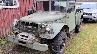 My 1952 Dodge M37 makes it's way into the shop! [Episode 1]