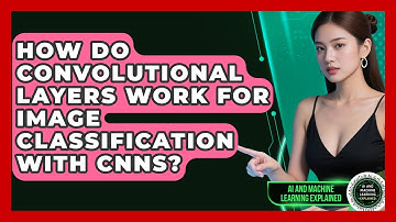 How Do Convolutional Layers Work For Image Classification With CNNs?
