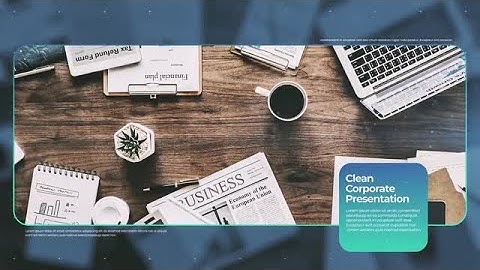 Corporate Slideshow After Effects Templates