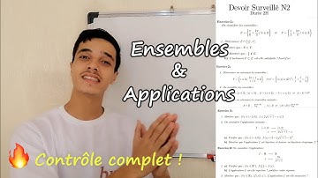🔥Ensembles & Applications: Contrôle complet - 1bac sm