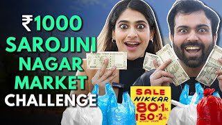 Rs 1000 SAROJINI NAGAR SHOPPING Challenge | The Urban Guide
