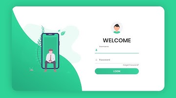 Responsive Animated Login Form Using HTML & CSS & JavaScript