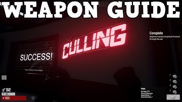 The Culling Weapon Guide | The Culling Tutorial