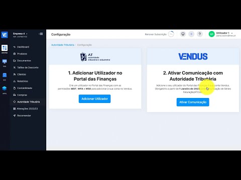 Séries de Faturação / ATCUD - Como configurar? - video from Vendus