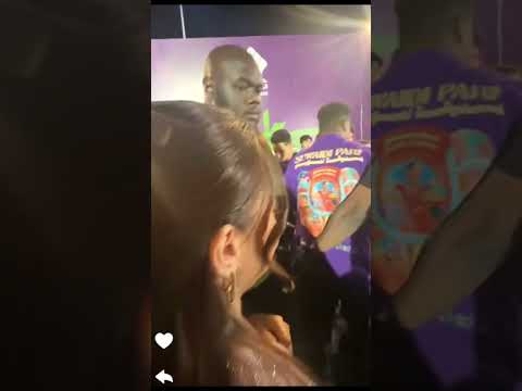 لحظة لقاء بيسان مع جمهورها بالسعودية