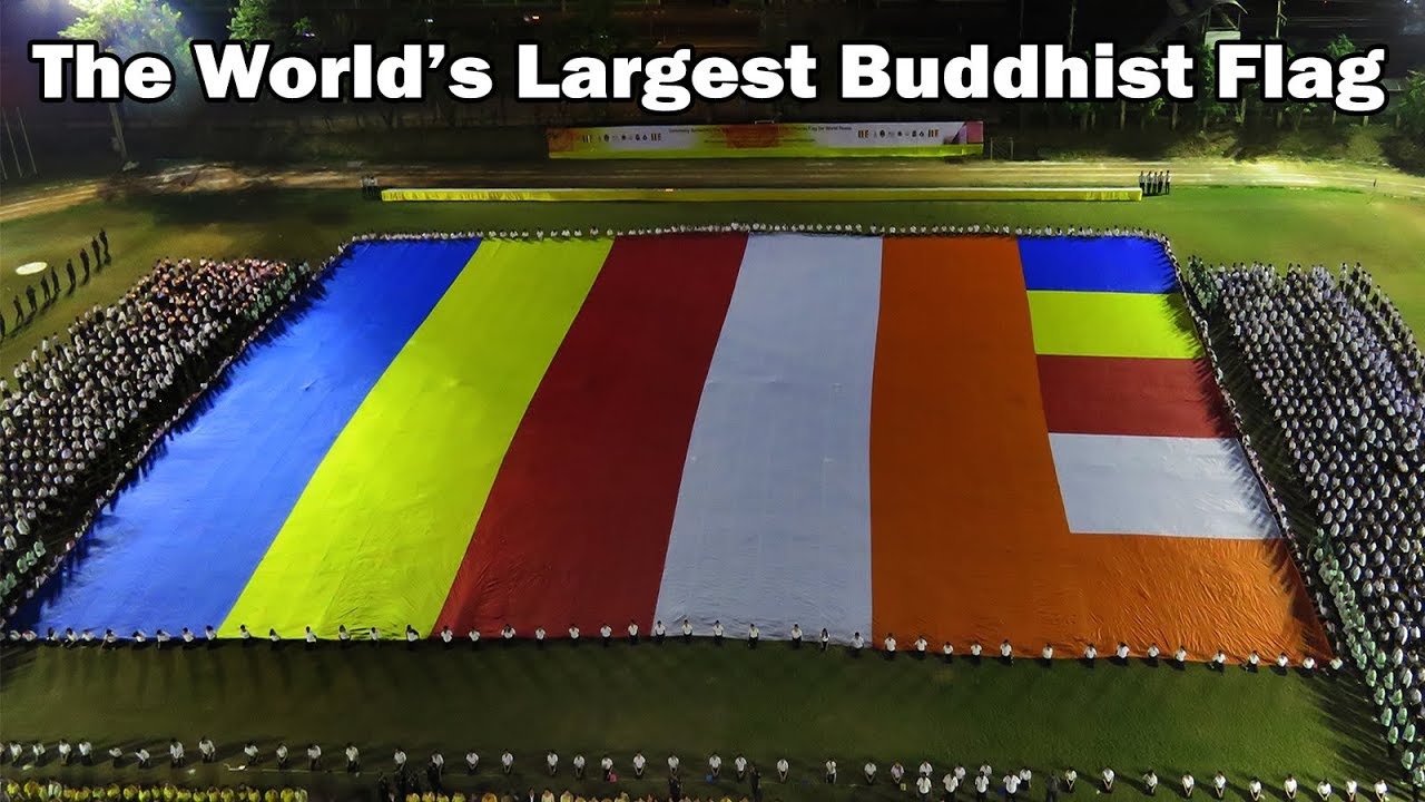 The World's Largest Buddhist Flag (Bird Eyes View Version)