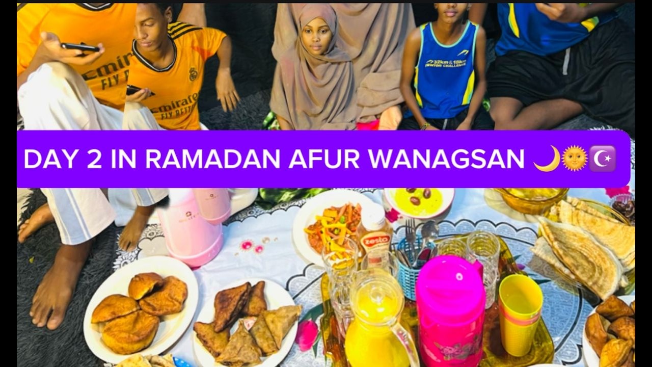 DAY 2 IN RAMADAN AFUR WANAGSAN 🌙🌞🥰❤️