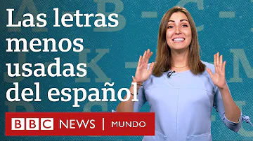 ¿Cuáles son las 5 letras menos comunes?