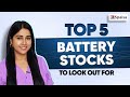 Top 5 battery stocks  5 of the best battery stocks  stocks to buy now