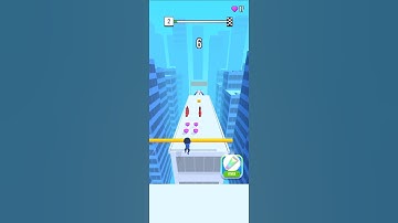 Roof Rails Level 2 Gameplay 😱🔥 | Smooth Run & Epic Finish #shorts #gaming