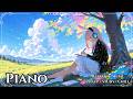 Peaceful Summer Meadow  ☁️  Relaxing Healing Piano &amp; Anime Ambient Music for Sleep, Study &amp; Chill
