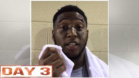 Klay thompson gives hilarious take on scaffolding in man-on-street interview