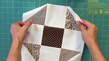 Video tutorial: Disappearing shoofly block - variation 3