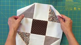 Video tutorial: Disappearing shoofly block - variation 3