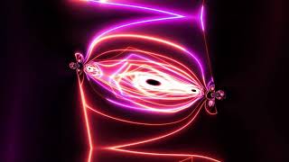 Bright Abstract Neon Multicolor Lines Looped Animation  Background Free Version