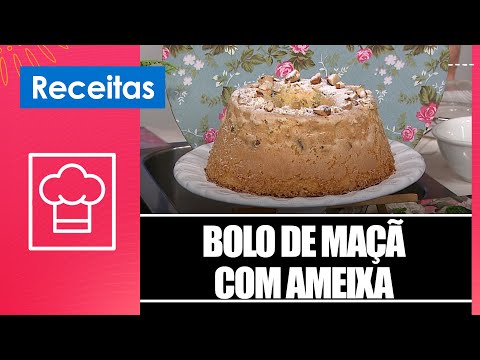 Aprenda a fazer um delicioso bolo de maçã com ameixa com o chef Douglas Volpy – 27/08/25
