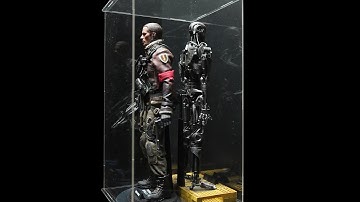 1/6 Scale Action figure Display case with LED light