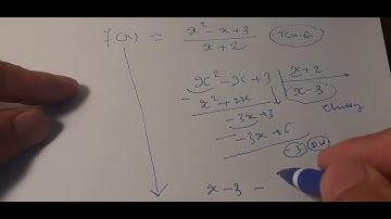 1 manier om de schuine asymptoot te vinden