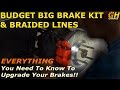 Budget Big Brake Kit Upgrade & SS Braided Lines! | Reborn Turbo Miata Build #16