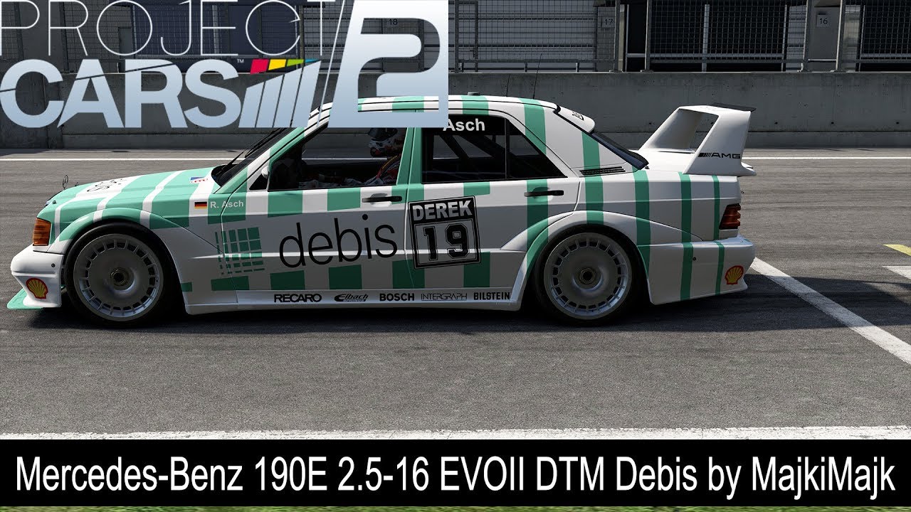 Project CARS 2 - Mercedes-Benz 190E 2.5 16 EVOII DTM Debis - YouTube