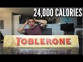 IMPOSSIBLE 10LB TOBLERONE CHALLENGE (4.5kg) | The Worlds Biggest Chocolate Bar