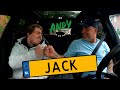 Jack  bij andy in de auto