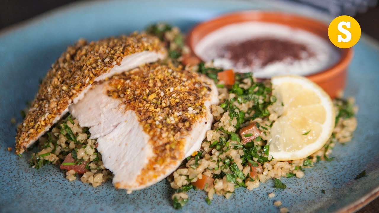 Crusted Chicken & Tabbouleh | Sorted Food