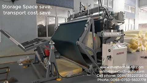 Auto Foam roll Compressing Machine