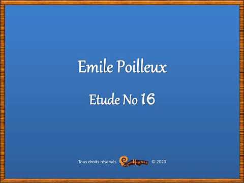 Emile Poilleux - Etude No 16