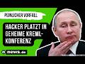 Wladimir Putin: Peinlicher Vorfall in Moskau - Hacker platzt in geheime Kreml-Konferenz