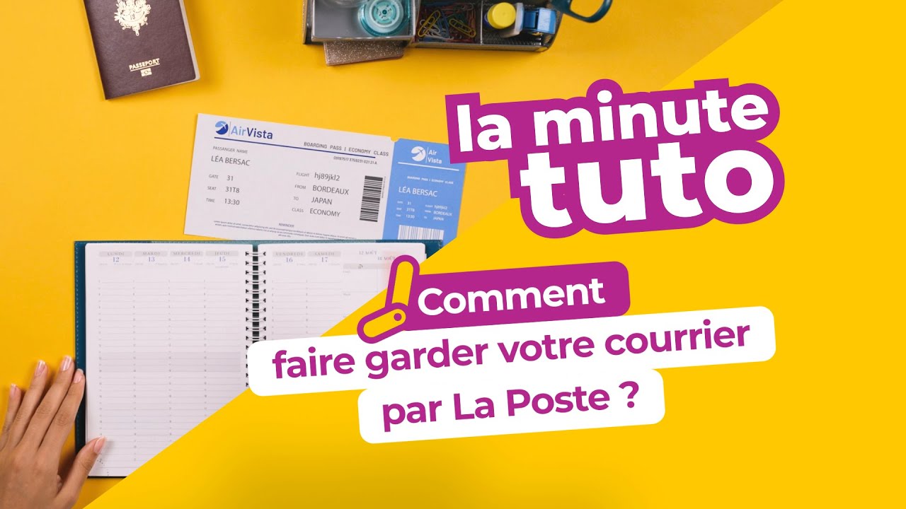 La Poste Page De Garde La Minute Tuto Pro - ️ Comment faire garder son courrier par La Poste