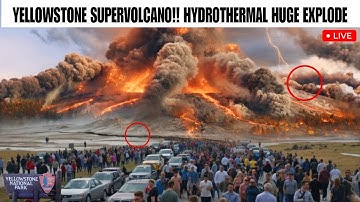 Enorme uitbarsting in Yellowstone! Gruwelijke beelden van tweede hydrothermale explosie onder de ...