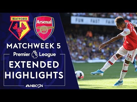 Watford v. Arsenal | PREMIER LEAGUE HIGHLIGHTS | 9/15/19 | NBC Sports