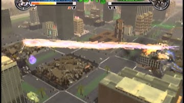 Godzilla: Destroy All Monsters Melee (Xbox) - MechaGodzilla 2 vs Megalon