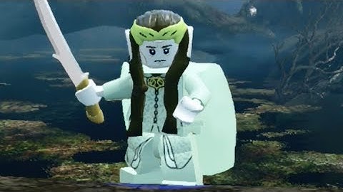 LEGO The Hobbit How to Unlock Elrond (Gown) & Free Roam Gameplay