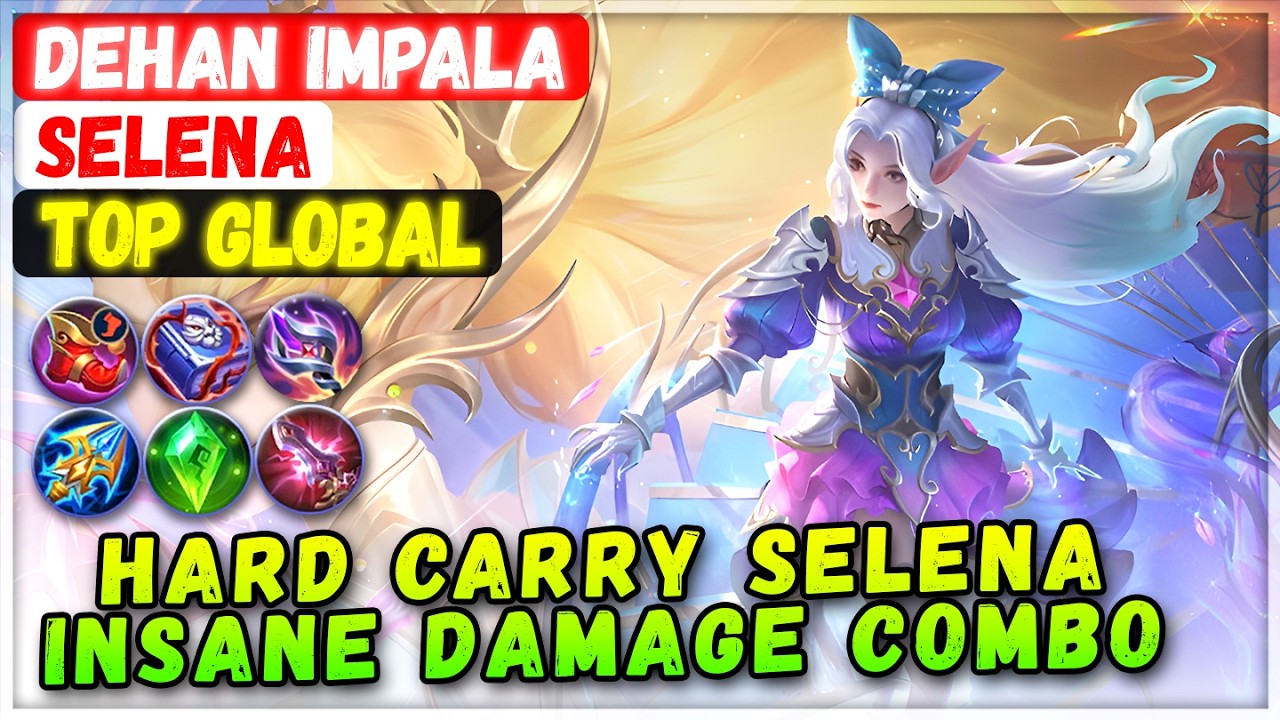 Безумная комбинация урона для Селены на позиции хард-керри [Лучшая Селена в мире] Дехан Импала - ...